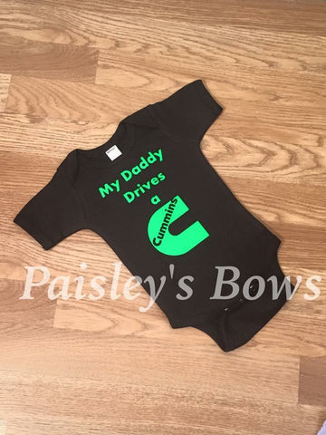 My Daddy Drives A Cummins - Paisley Bows