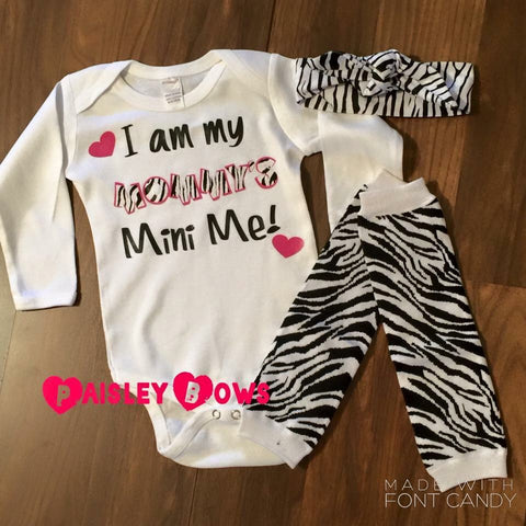 Mommy's Mini Me - Paisley Bows