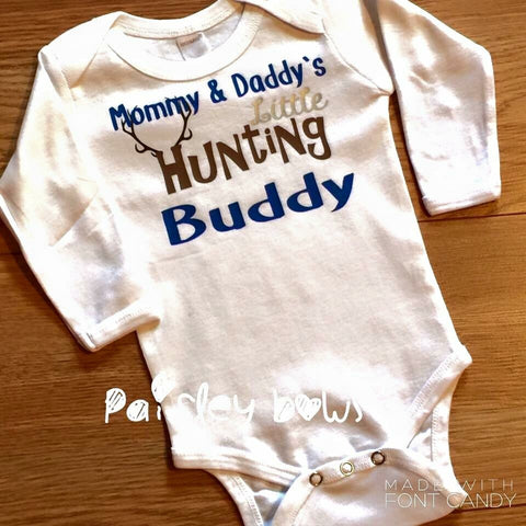 Mommy and Daddy's Little Hunting Buddy - Paisley Bows