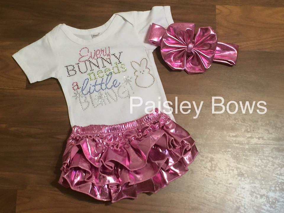 Every Bunny Needs A Little Bling - Paisley Bows
