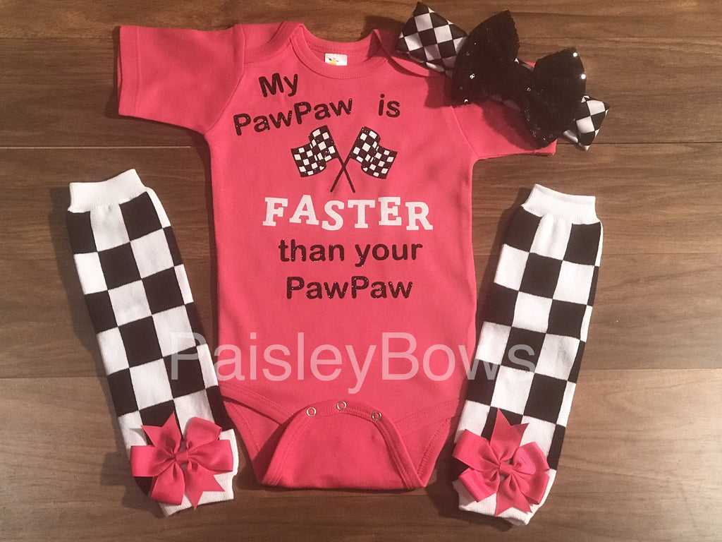 My Pawpaw Is Faster - Paisley Bows