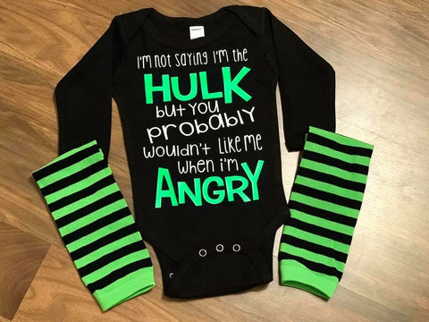 I'm Not Saying I'm The Hulk - Paisley Bows