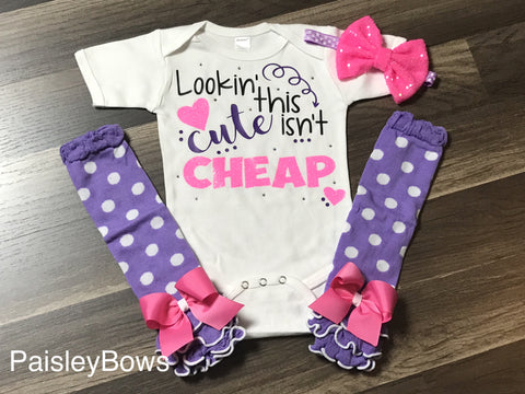 Lookin This Cute Isn't Cheap - Paisley Bows