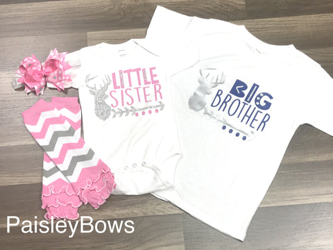 Little Sister Deer - Paisley Bows