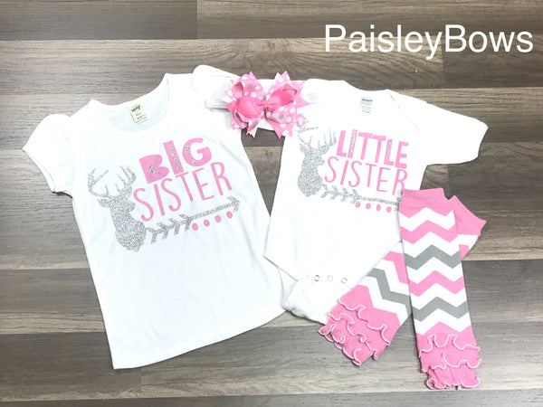 Little Sister Deer - Paisley Bows