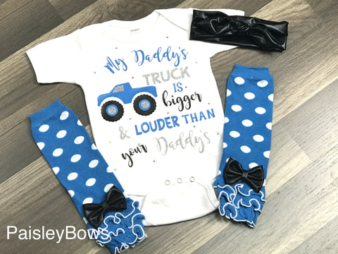 My Daddy's Truck - Paisley Bows