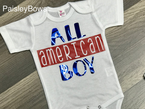 All American Boy - Paisley Bows