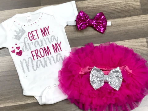 Get My Drama From My Mama - Paisley Bows