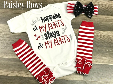 What Happens At My Aunts House - Paisley Bows