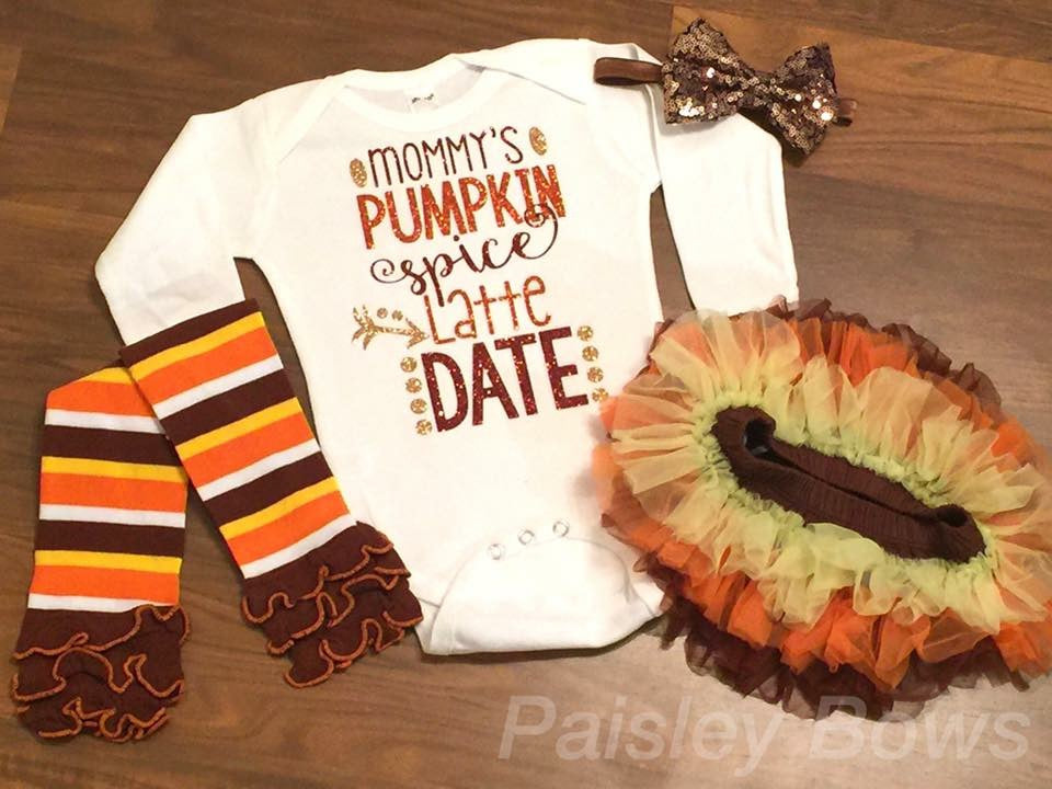 Mommy's Pumpkin Spice Latte Date - Paisley Bows