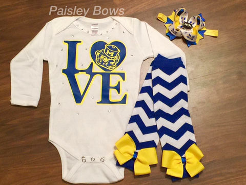 University of Michigan - Paisley Bows