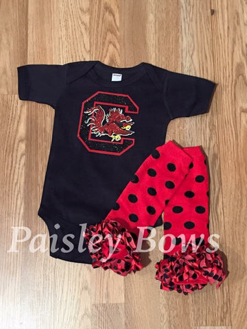 South Carolina Gamecocks - Paisley Bows