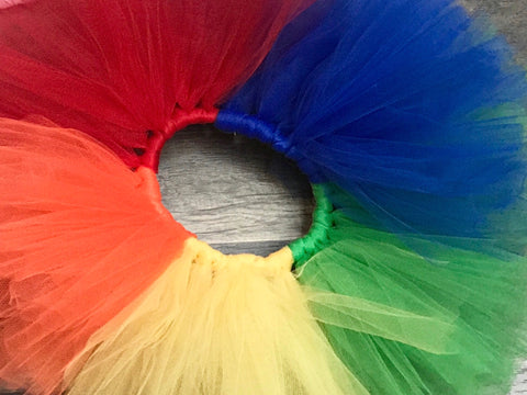Rainbow Tutu - Paisley Bows