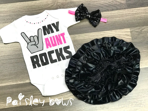 My Aunt Rocks - Paisley Bows