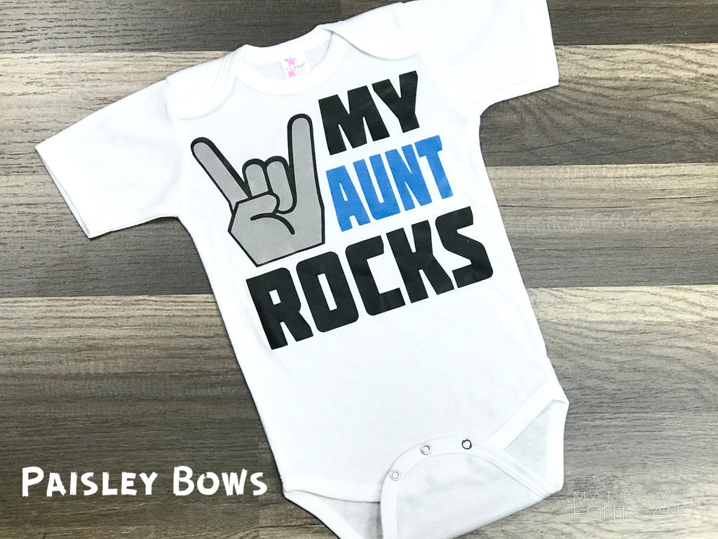 My Aunt Rocks - Paisley Bows
