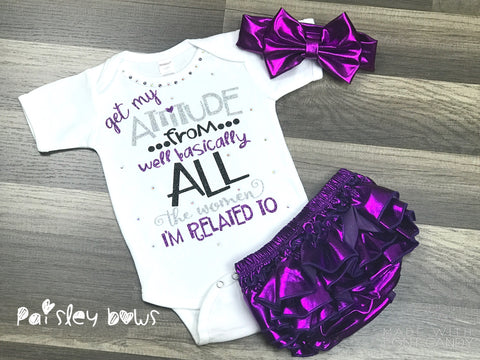 I Get My Attitude - Paisley Bows