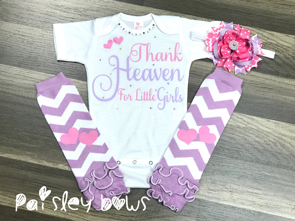 Thank Heaven For Little Girls - Paisley Bows