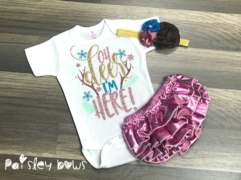 Oh Deer I'm Here - Paisley Bows