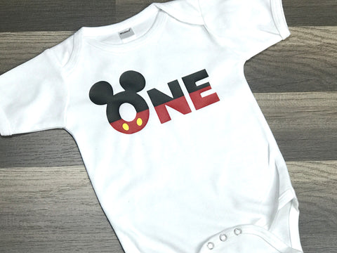 Mickey Mouse First Birthday customizable - Paisley Bows